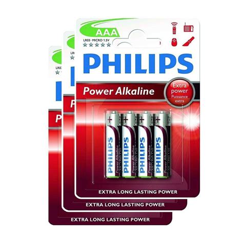 Philips Power Alkaline Aaa Lr Batteries