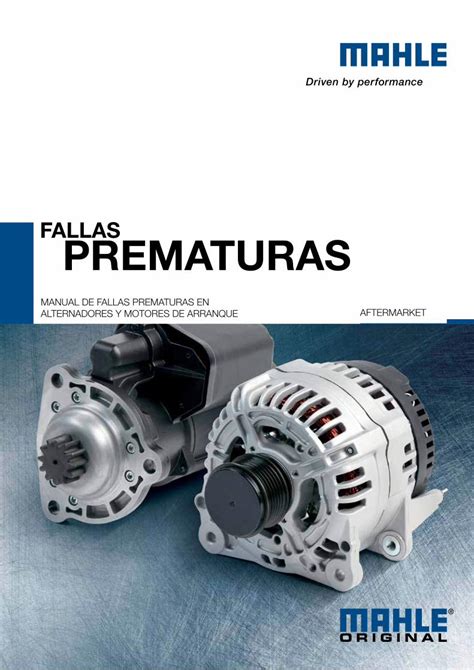 PDF Manual Principales Fallas En Alternadores Y Motores De Arranque