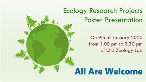 Ecology Research Projects 2019 - Faculty of Science