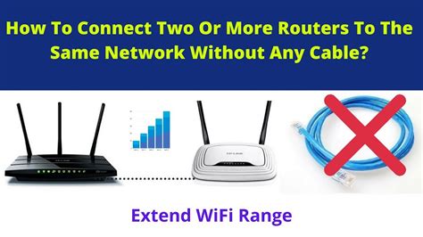 How To Connect Two Routers Without Cable To Extend Wifi Range Wireless Wisp Client Router Mode