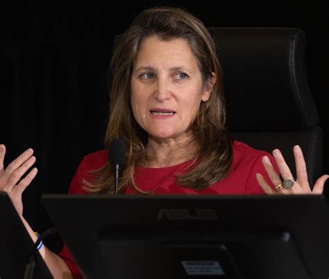 Bank Ceos Warned Deputy Pm Chrystia Freeland About Threat To Canada’s Reputation During Convoy