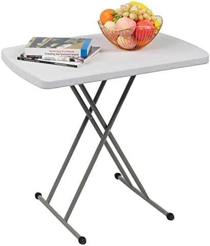 Amazon Lifetime Adjustable Folding Laptop Table Tv Tray