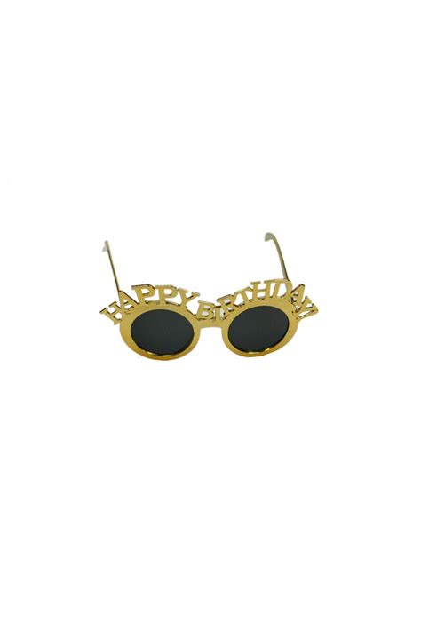 GÖzlÜk Happy Bİrthday Gold Tr