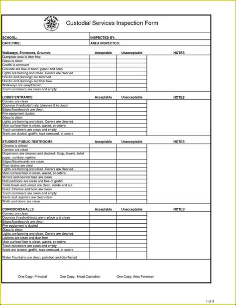 Free Printable Hvac Checklist Hvac Templates Hvac Inspection Checklist