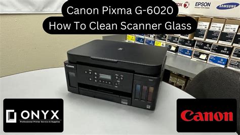 Canon Pixma G How To Clean Scanner Glass Onyx Youtube