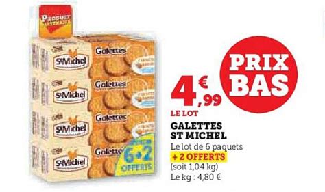 Promo Galettes St Michel Chez Super U ICatalogue Fr