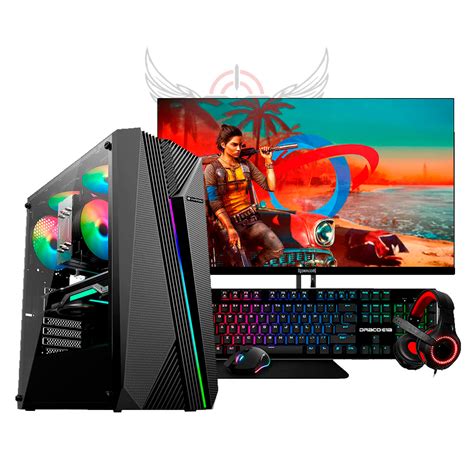 Pc Gamer Barato Completo Computador Intel Core I7 16gb Ssd Monitor Kit Game Monitor Full Hd