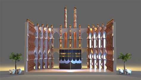 Premium Photo 3d Rendering Of Islamic Pilgrimage Mosque