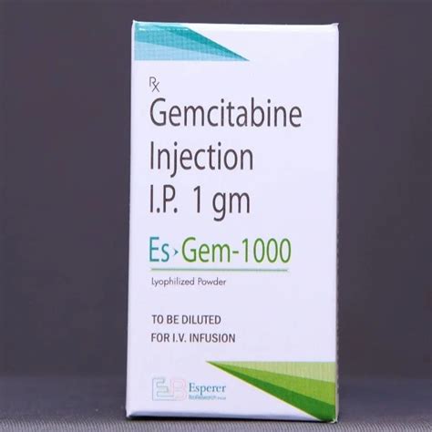 IP 1gm Gemcitabine Injection 1000 Mg At 1435 Box In Mumbai ID