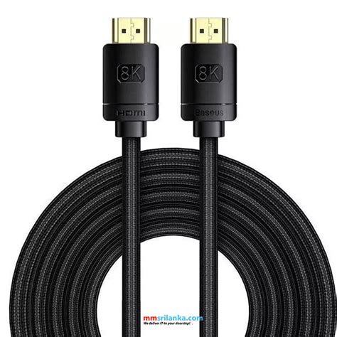 Baseus High Definition Series HDMI 8K To HDMI 8K Adapter Cable 10m