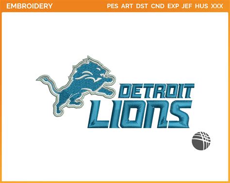 Detroit Lions - Alternate Logo (2017) - Football Sports Embroidery Logo ...