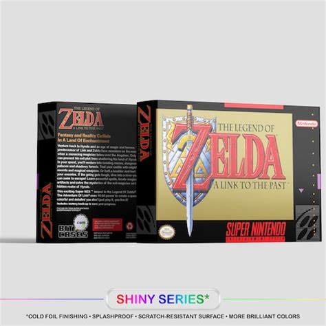 Zelda A Link To The Past Cartridge Holder Shadow Box For Snes Etsy