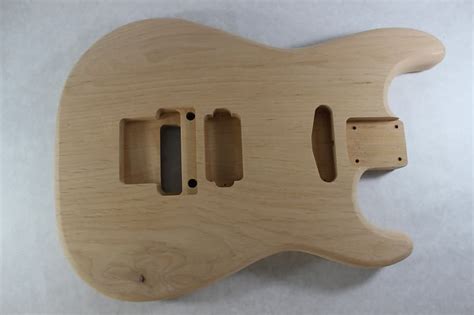 Unfinished Alder Hxs Guitar Body Fits Fender Strat Reverb