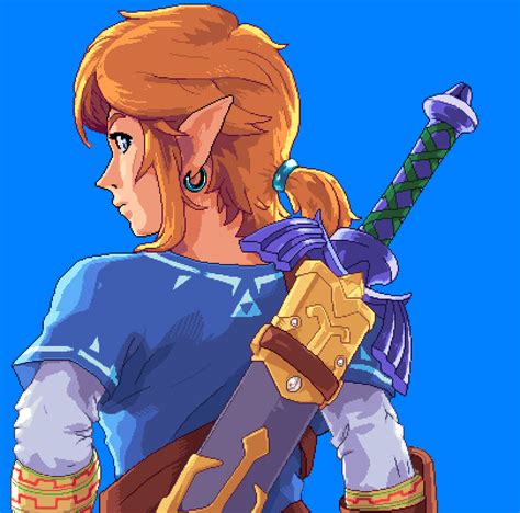 [BoTW]A Pixel Art of Link : zelda The Legend Of Zelda, Legend Of Zelda Breath, Zelda Skyward ...