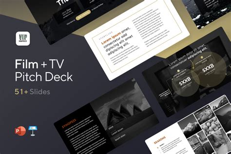 Film & TV Pitch Deck Template – VIP Graphics