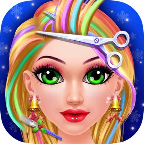 Christmas Hair Cutting - Trendy Hairstyle Games iPhone App