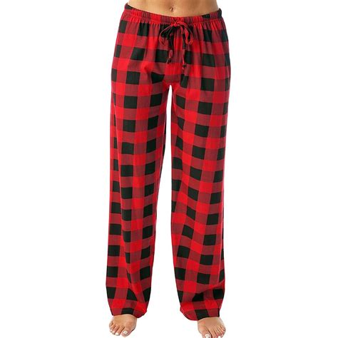 Pajama Pants Women Comfy Flannel Pj Pants Pajama Bottoms Plaid Christmas Matching Baggy Pajama