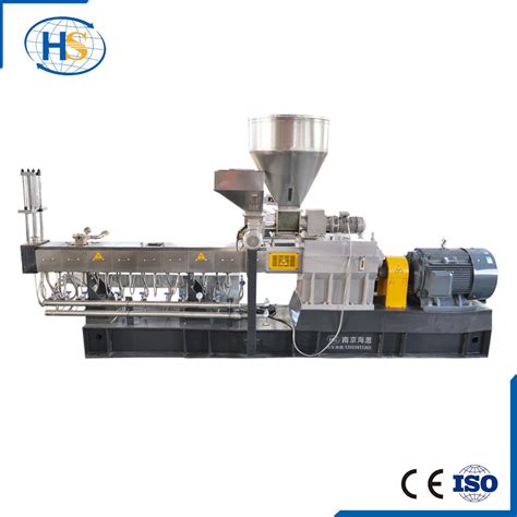 Twin Screw Cep ABS PBT Pet PP PE Plastic Pellet Extruder China