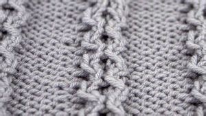 The Raised Circle Cable Stitch Knitting Stitch Dictionary