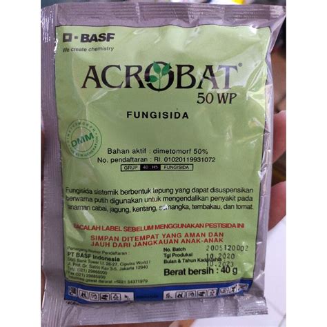 Jual FUNGISIDA ACROBAT 50WP 40 GRAM Shopee Indonesia