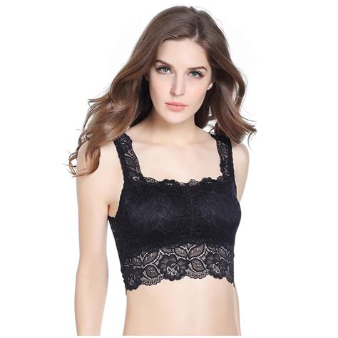 New Arrival Sexy Women Lace Crochet Bralette Bralet Bra Bustier Crop