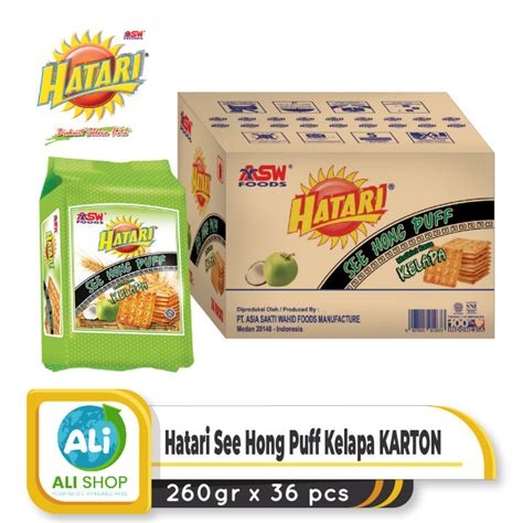 Hatari See Hong Puff Kelapa 245 Gram X 36pcs Karton Lazada Indonesia