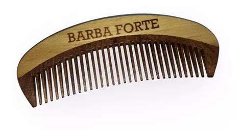 Barba Forte Pente Em Madeira De Lei Barba E Bigode Parcelamento Sem Juros