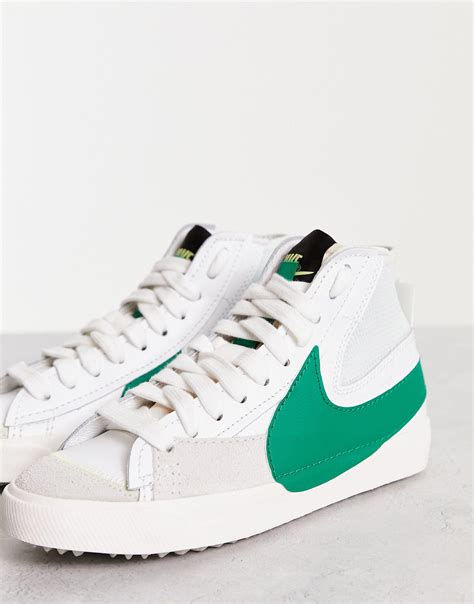 Blazer 77 Jumbo Mid Sneakers Alte Bianche E Verdi Da Uomo Di Nike In