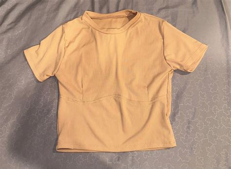 Basic Nude Colour Top Women S Fashion Tops Other Tops On Carousell