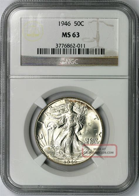 Walking Liberty Half Dollar C Ngc Ms