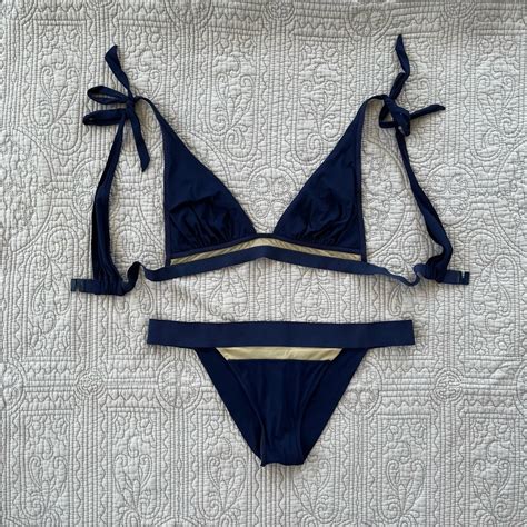 Jean Paul Gaultier X La Perla Blue Bikini Set Collec Gem