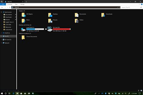 Windows 10 File Explorer Dark Theme Solutionmeva