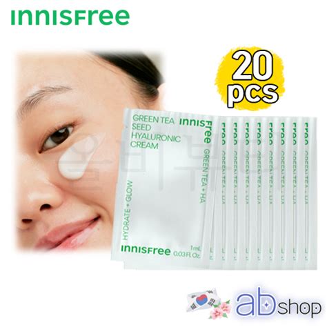 ️20pcs ️ Innisfree Green Tea Seed Hyaluronic Cream 1ml X 20pcs Shopee Malaysia