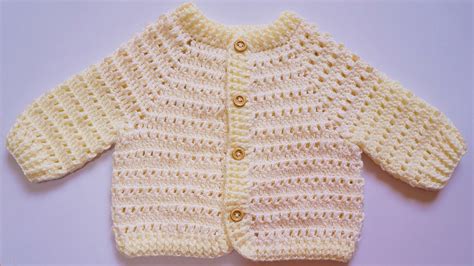 Como Tejer Suéter a Crochet para BEBES UNISEX PASO A PASO CHAQUETA