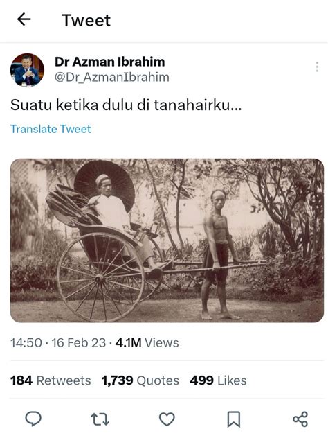 Dato Seri Arwah Jemin On Twitter Suatu Ketika Dulu Di Tanahairku