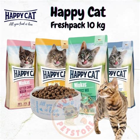 Jual Happy Cat Minkas Series Cat Food Makanan Kucing Freshpack 10 Kg