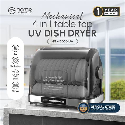 Jual Norge In Table Top Uv Dish Dryer L Sterilizer Rak Piring