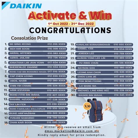 Go Daikin Activate Win Daikin Malaysia