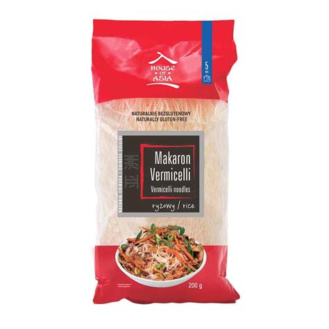 Bezglutenowy makaron ryżowy Vermicelli 200g