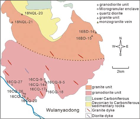 Simplified Geologic Map Of The Wp Download Scientific Diagram