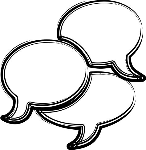 Three Empty Speech Bubbles Transparent Png Stickpng