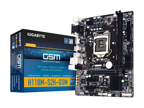 GIGABYTE GA-H110M-S2H-GSM (rev. 1.0) LGA 1151 Intel H110 HDMI SATA 6Gb ...