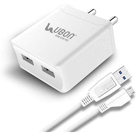 Ubon Boost Series Dual Usb Charger Ch Watt Fast Charging