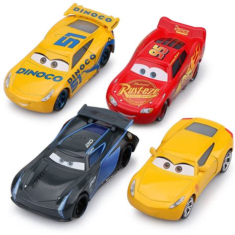 כלי רכב Diecasts וצעצוע Disney Pixar Cars 3 New Lightning Mcqueen