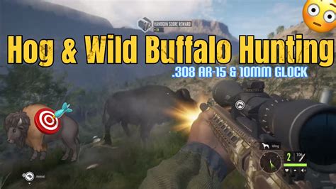 POV INTENSE Buffalo Wild Hog Hunting MUST SEE Gameplay Hunting