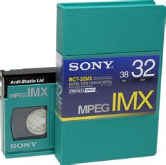 MPEG IMX - MPEG IMX Tape