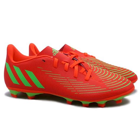 Sepatu Bola Adidas Predator Edge Fg Gw Solred Sgreen Cblack