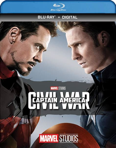 Captain America Civil War Blu Ray Chris Evans Robert Downey Jr