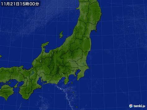 過去の気象衛星東日本2023年11月21日 日本気象協会 Tenkijp