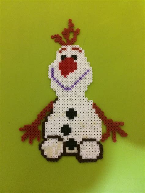 Olaf Frozen Hama Beads By Yeam Yen Perler Beads Designs Perler